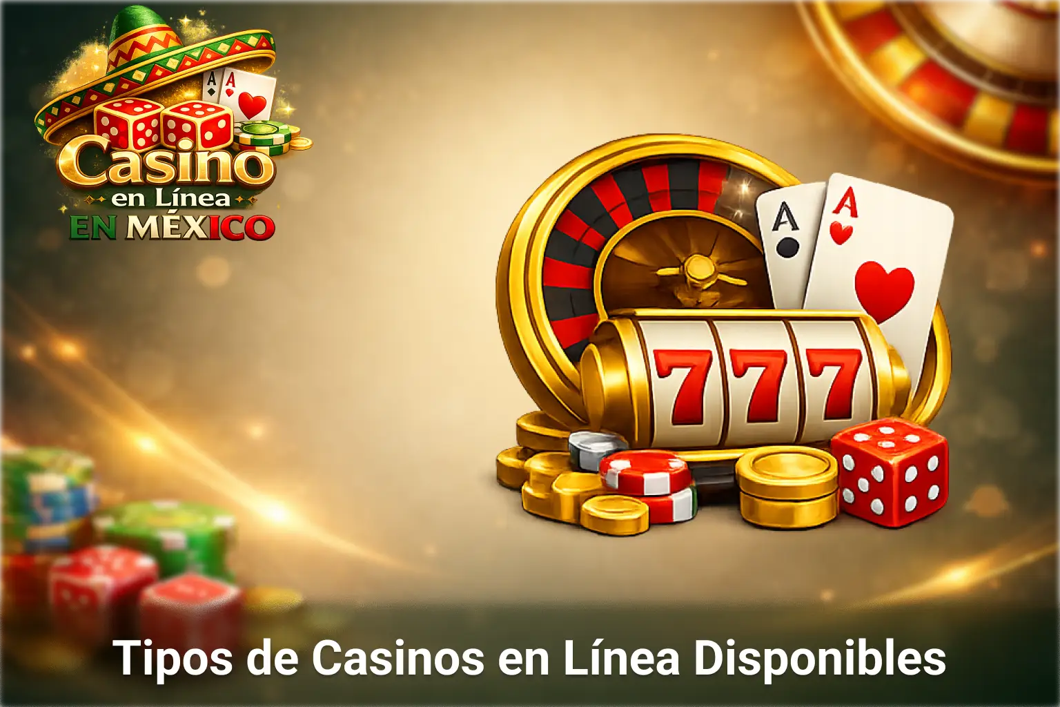 Tipos de casinos en línea disponibles para jugadores en México, slots y ruleta